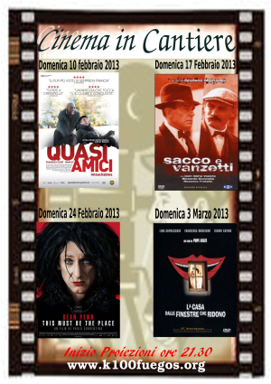 Locandina cinema Febbraio 2013