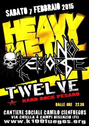 Volantino 7 Febbraio 2015 Serata Heavy Metal