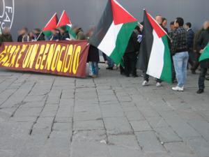 Firenze per Gaza presidio 14 Gennaio 2012
