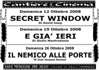 locandina cinema ottobre 2008