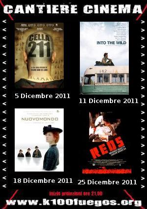 Locandina cinema Dicembre 2011