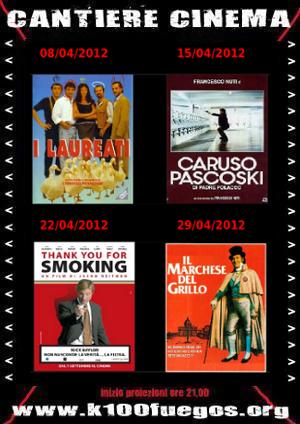 Locandina cinema Aprile 2012