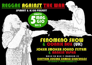 Volantino 5 Maggio 2012 Reggae against the war #4