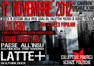 Volantino 17 Novembre 2012 - Serata benefit colpol