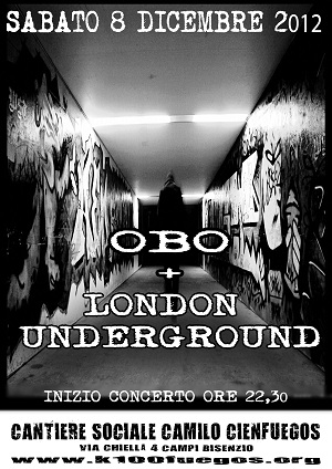 Volantino 8 Dicembre 2012 - Obo e London Underground