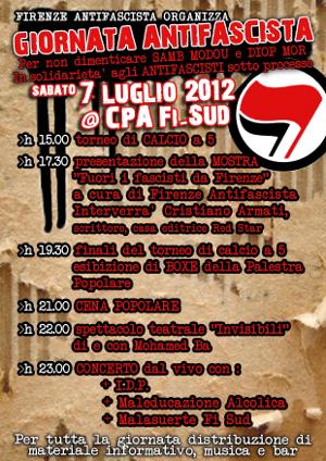 Firenze Antifascista Volantino 7 Luglio 2012 Firenze antifascista
