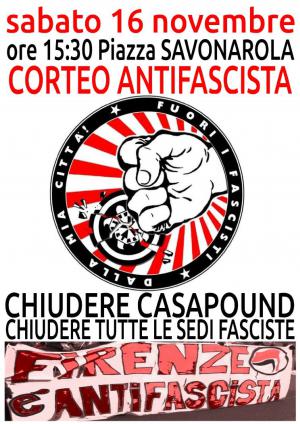 Volantino 16 Novembre 2013 corteo Antifascista