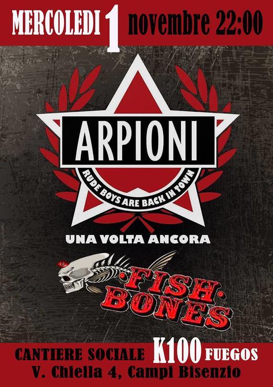 Volantino 1 Novembre 2017 Arpioni e Fish bones