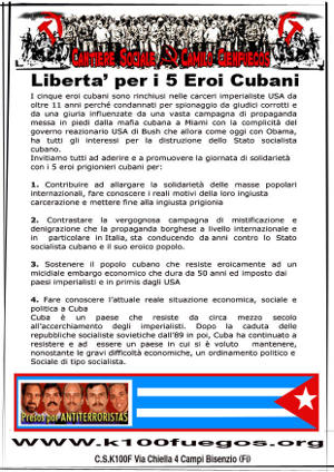 Libert per i 5 Eroi Cubani